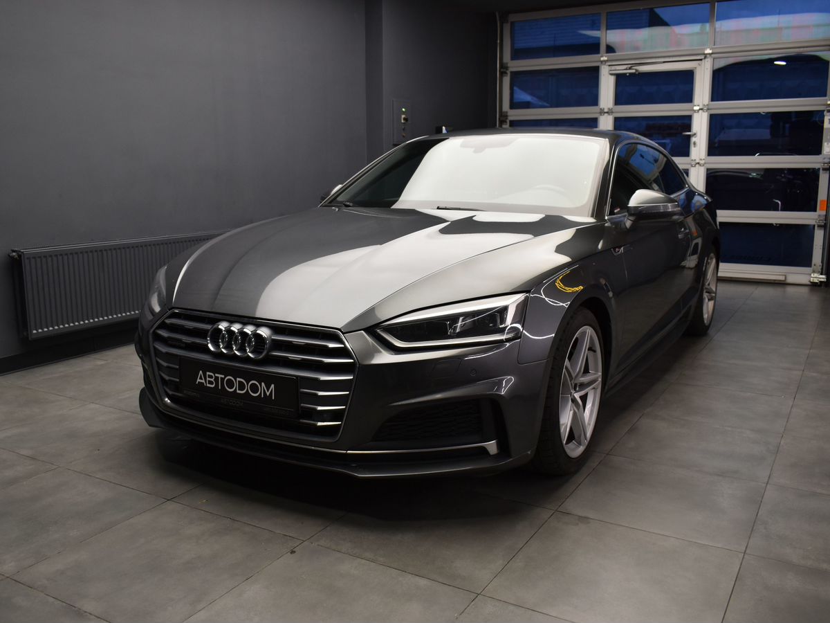 Audi A5 II поколение (F5) 2.0 AMT 4WD (249 л.с.) Design Серый 2018 с пробегом 118 963 км