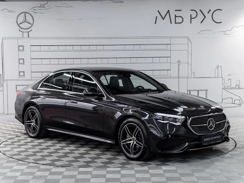 Автомобиль Mercedes-Benz E-Класс VI поколение (W214/S214) 2.0 AT 4Matic (258 л.с.) AMG Line Чёрный 2025