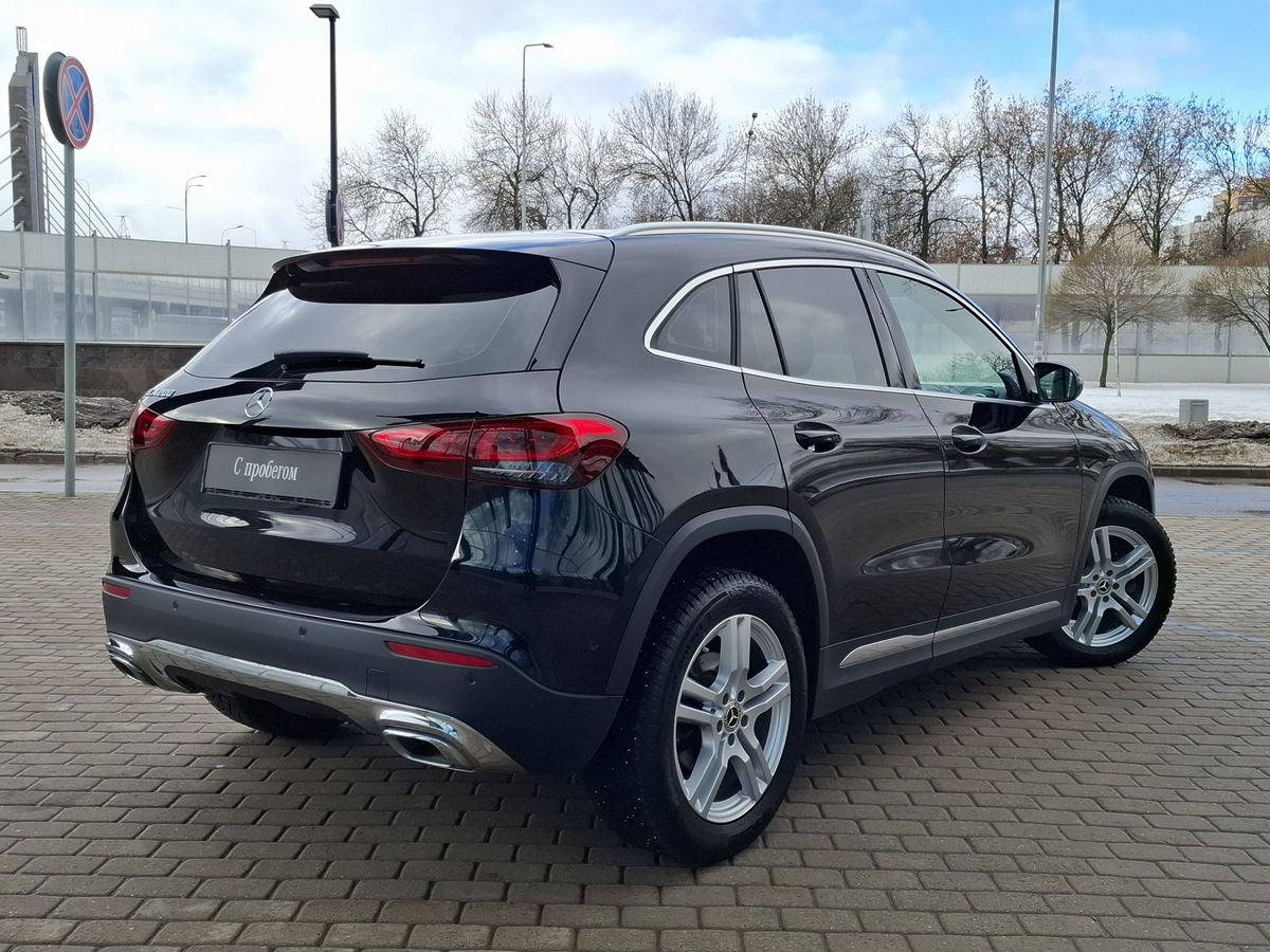 Автомобиль Mercedes-Benz GLA II поколение (H247) 200 1.3 AMT (150 л.с.) Progressive Чёрный 2021 с пробегом 47 900 км