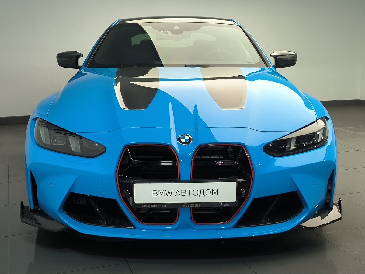 Автомобиль BMW M4 II (G82) [рестайлинг] 3.0 AT 4WD (550 л.с.) M4 CS Голубой 2024 с пробегом 2 515 км