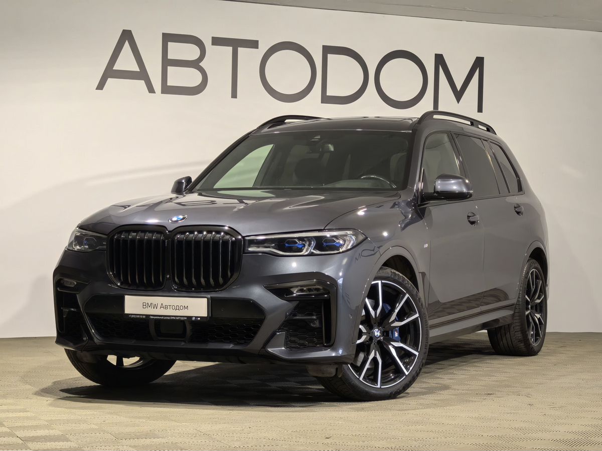 BMW X7 I поколение (G07) 3.0d AT 4WD (249 л.с.) M Sport Pro Серый 2021 с пробегом 63 809 км