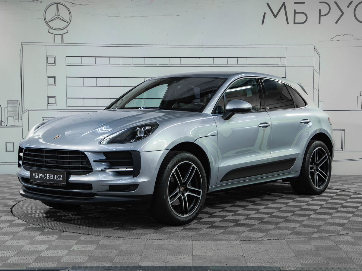 Porsche Macan I [рестайлинг] 2.0 AMT 4WD (252 л.с.) Base Серебристый 2020 с пробегом 67 000 км