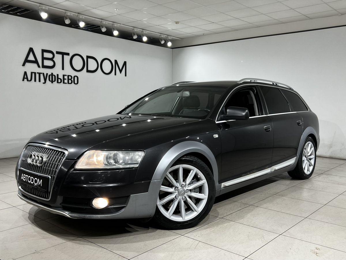 Audi A6 allroad II поколение (C6) 3.2 AT 4WD (255 л.с.) Base Чёрный 2008 с пробегом 241 149 км
