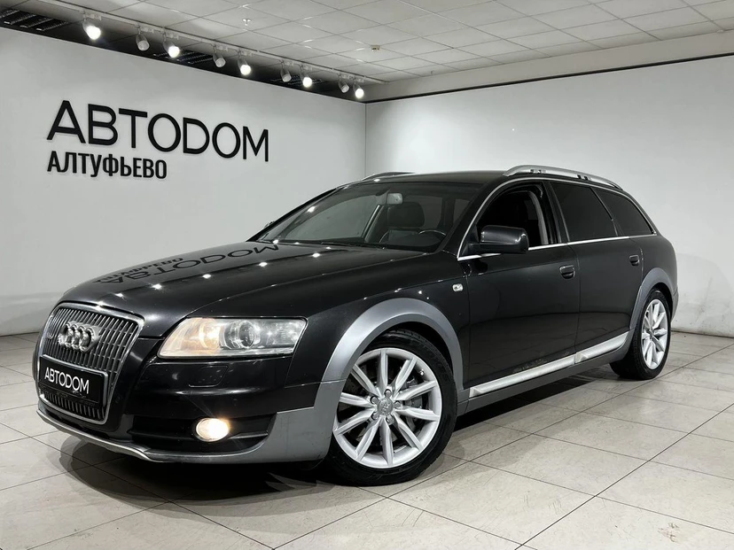 Audi A6 allroad II поколение (C6) 3.2 AT 4WD (255 л.с.) Base Чёрный 2008 с пробегом 241 149 км