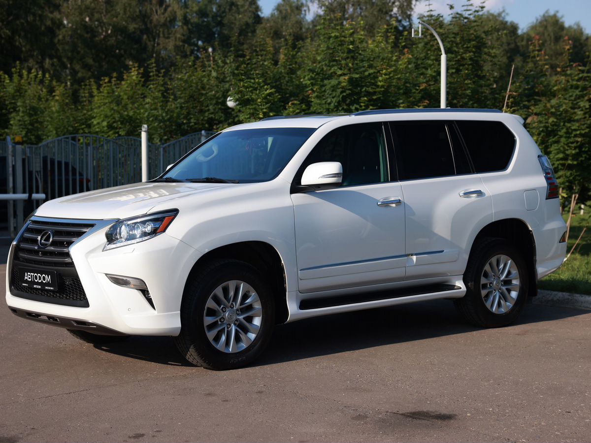 Lexus GX II [1-й рестайлинг] 4.6 AT 4WD (7 мест) (296 л.с.) Executive 7S Белый 2016 с пробегом 71 590 км