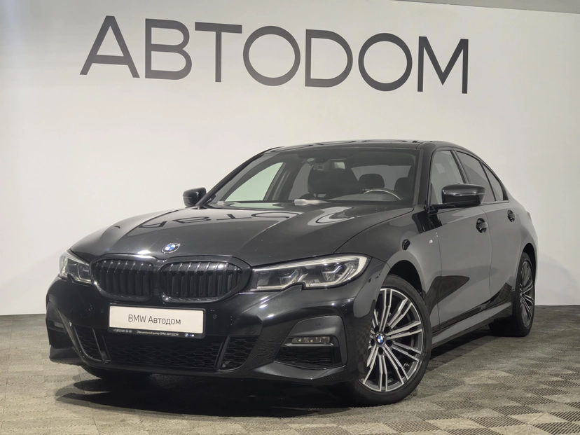 Автомобиль BMW 3 серии VII поколение (G20/G21/G28) 320 2.0 AT 4WD (184 л.с.) M Sport Pure Чёрный 2020 с пробегом 67 696 км