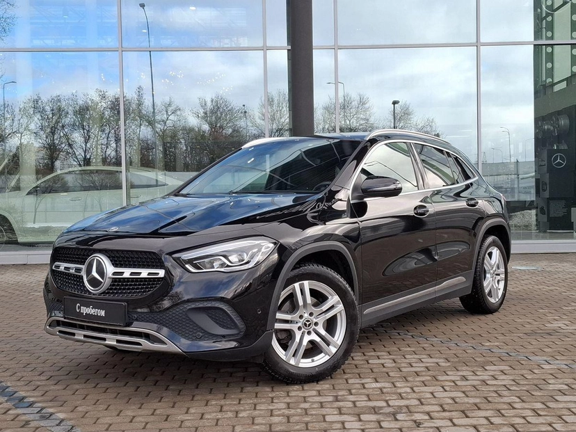 Автомобиль Mercedes-Benz GLA II поколение (H247) 200 1.3 AMT (150 л.с.) Progressive Чёрный 2021 с пробегом 47 900 км