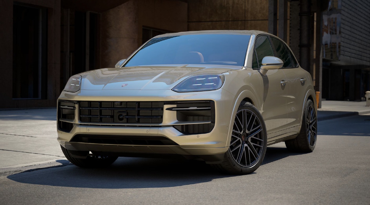 Автомобиль Porsche Cayenne III [рестайлинг] 3.0 AT 4WD (353 л.с.) Black Edition Бежевый 2026 