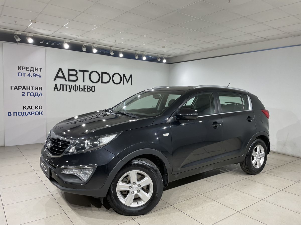 Kia Sportage III [рестайлинг] 2.0 AT (150 л.с.) Comfort Чёрный 2014 с пробегом 129 000 км
