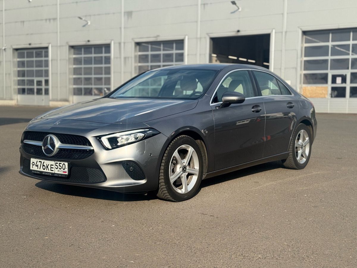 Mercedes-Benz A-Класс IV поколение (W177) 200 1.3 AMT (150 л.с.) Progressive Серый 2019 с пробегом 39 816 км