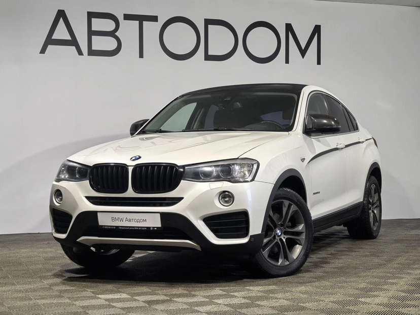 Автомобиль BMW X4 I поколение (F26) 3.0d AT 4WD (249 л.с.) Exclusive Локальная сборка Белый 2017 с пробегом 107 939 км