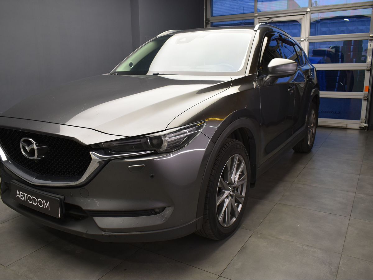 Mazda CX-5 II поколение 2.5 AT 4WD (194 л.с.) Supreme (Пакет 3) (2017-2020) Серый 2018 с пробегом 207 000 км