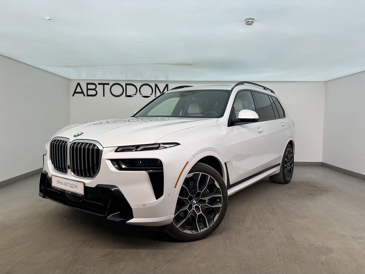 BMW X7 I (G07) [рестайлинг] 3.0 AT 4WD (381 л.с.) M Sport Pro Белый 2023 с пробегом 30 069 км