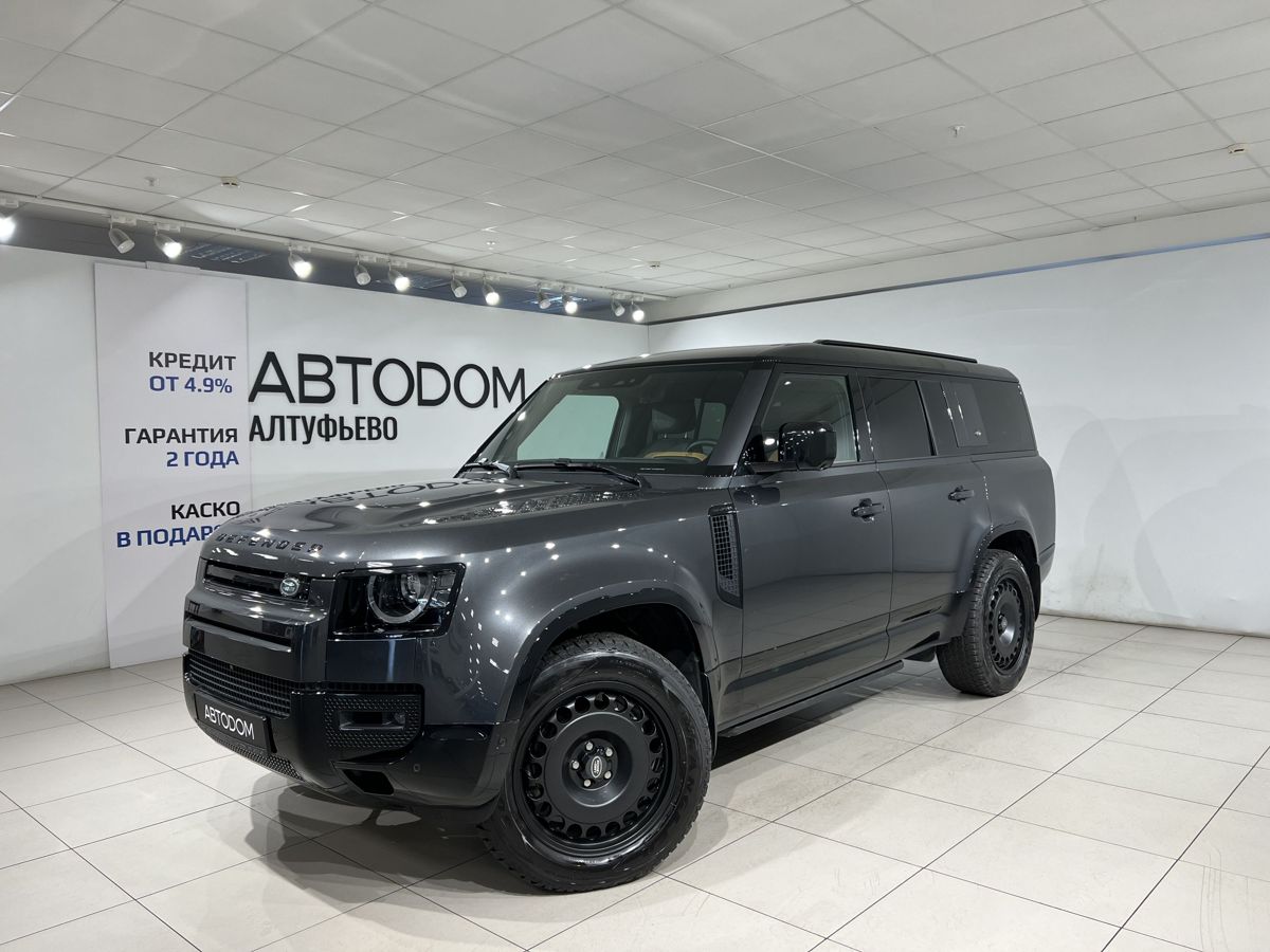 Land Rover Defender II поколение 3.0d AT 4WD (249 л.с.) Импорт Чёрный 2023 с пробегом 29 258 км