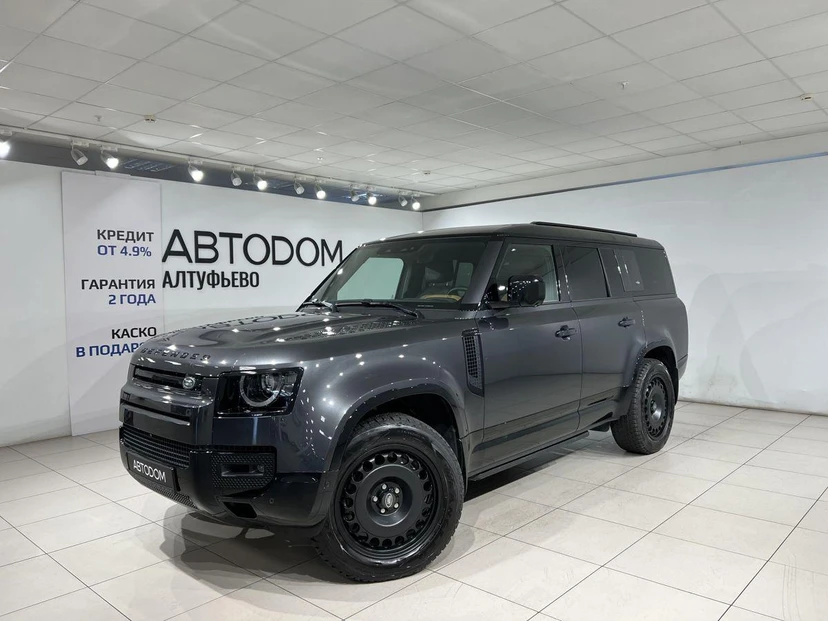 Land Rover Defender II поколение 3.0d AT 4WD (249 л.с.) Импорт Чёрный 2023 с пробегом 29 258 км
