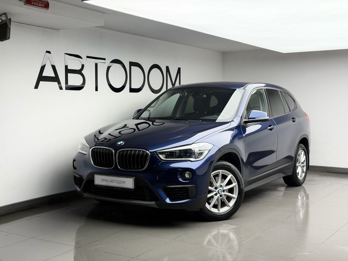 BMW X1 II поколение (F48) 1.5 AMT (140 л.с.) Advantage Синий 2019 с пробегом 44 200 км