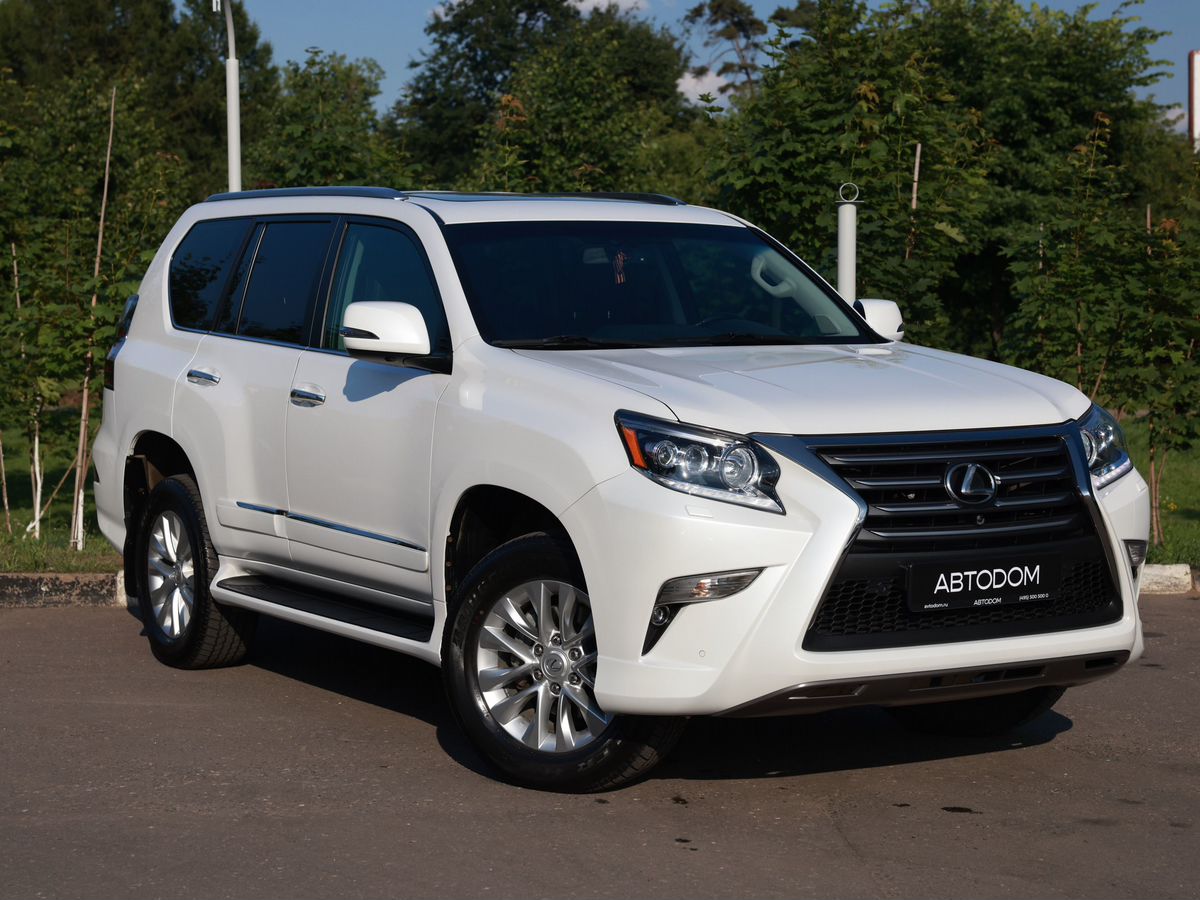 Lexus GX II [1-й рестайлинг] 4.6 AT 4WD (7 мест) (296 л.с.) Executive 7S Белый 2016 с пробегом 71 590 км