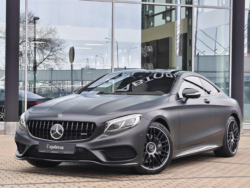 Mercedes-Benz S-Класс VI поколение (W222/C217) 400 3.0 AT 4Matic (367 л.с.) Base Чёрный 2017 с пробегом 84 000 км