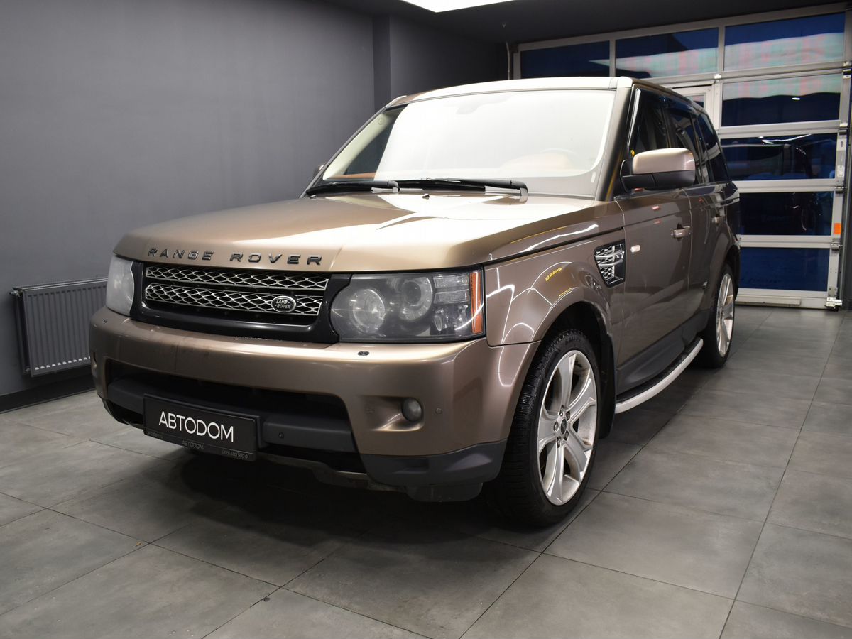 Автомобиль Land Rover Range Rover Sport I [рестайлинг] 3.0d AT 4WD (245 л.с.) HSE Коричневый 2012 с пробегом 247 059 км