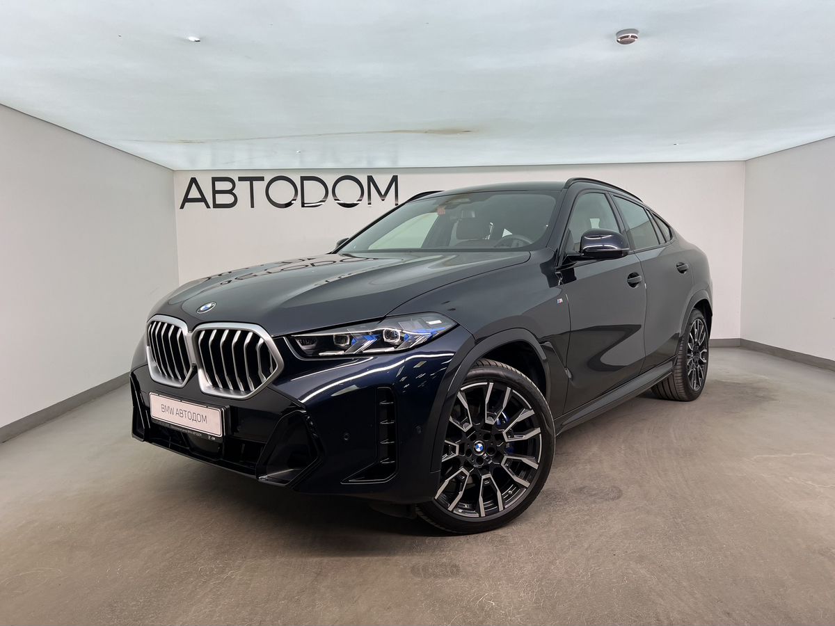 BMW X6 III (G06) [рестайлинг] 3.0 AT 4WD (381 л.с.) Base Чёрный 2023 с пробегом 30 727 км