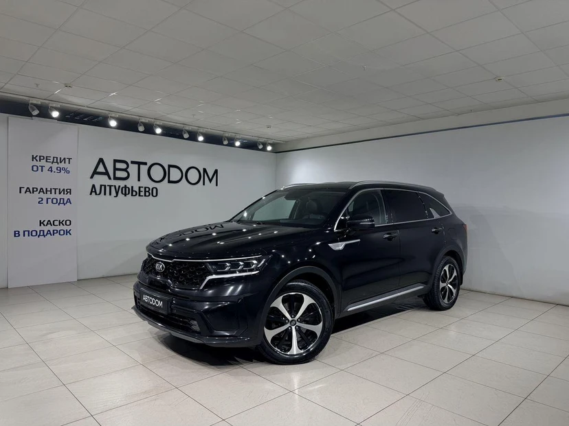 Kia Sorento IV поколение 3.5 AT 4WD (249 л.с.) Premium (2020-2021) Чёрный 2021 с пробегом 81 928 км
