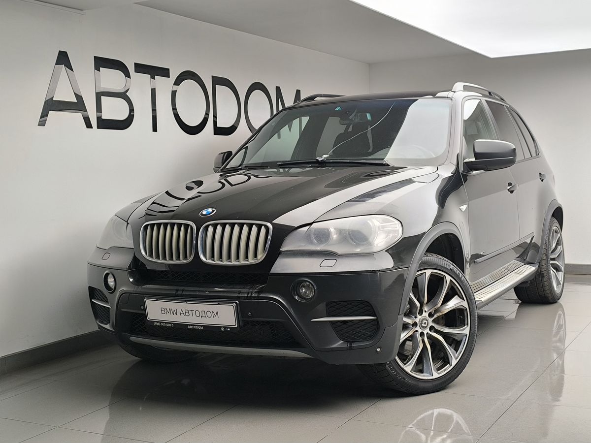 BMW X5 II (E70) [рестайлинг] 3.0d AT 4WD (306 л.с.) Base Чёрный 2011 с пробегом 330 260 км