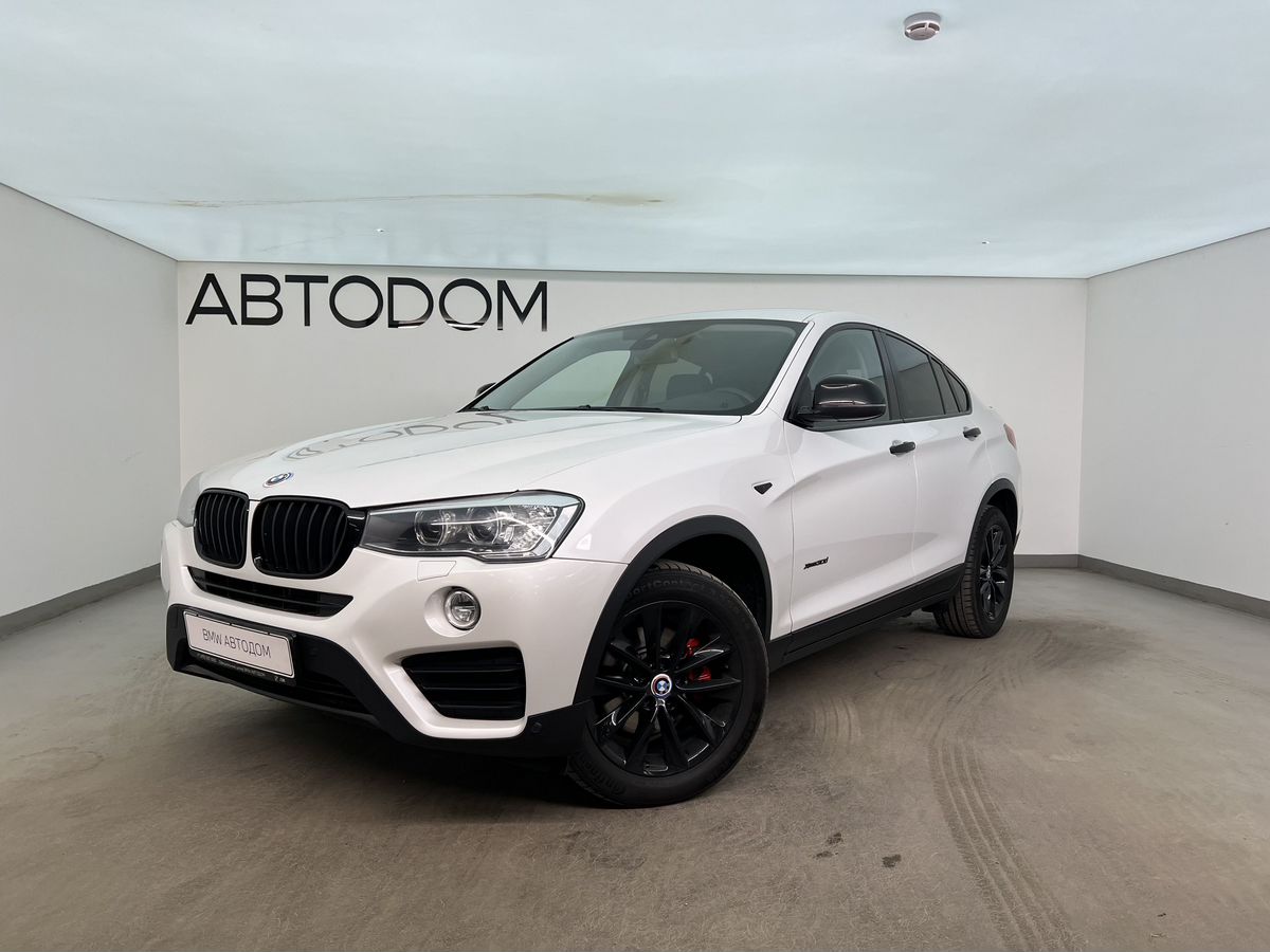 BMW X4 I поколение (F26) 3.0d AT 4WD (249 л.с.) Exclusive Локальная сборка Белый 2018 с пробегом 97 282 км