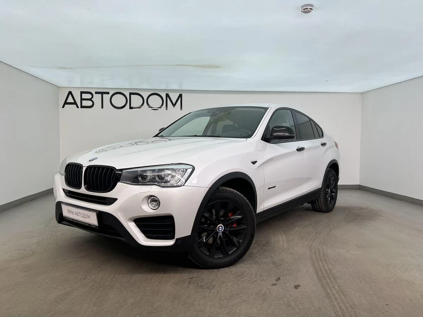 BMW X4 I поколение (F26) 3.0d AT 4WD (249 л.с.) Exclusive Локальная сборка Белый 2018 с пробегом 97 282 км