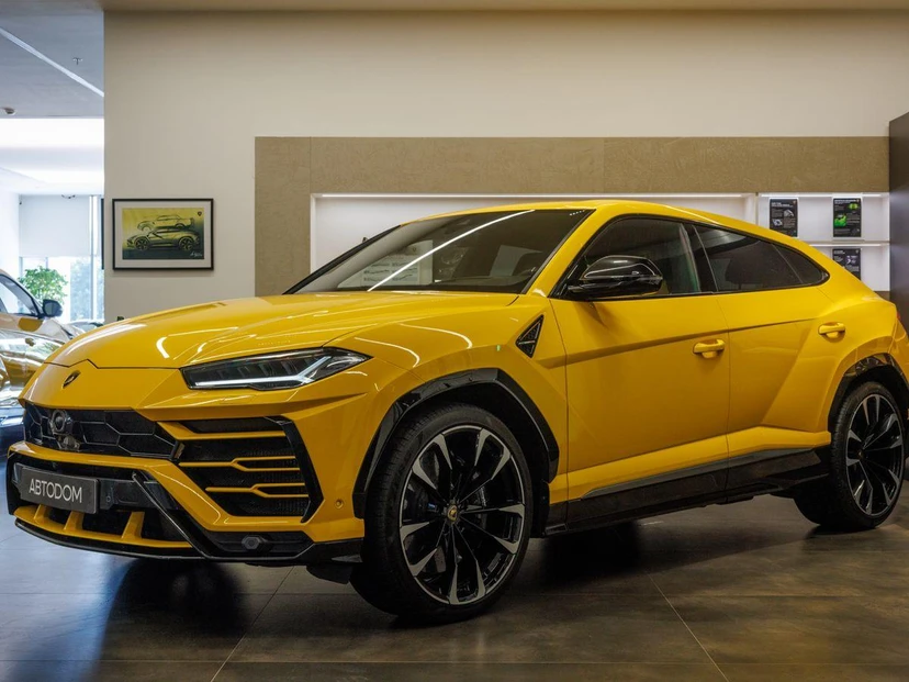 Lamborghini Urus I поколение 4.0 AT 4WD (650 л.с.) Individual Жёлтый 2021 с пробегом 67 980 км