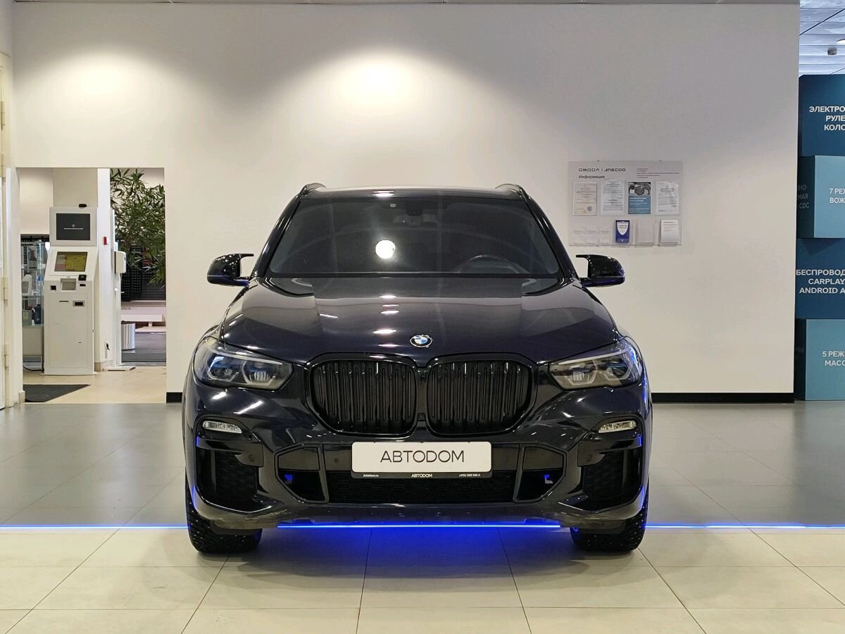 Автомобиль BMW X5 IV поколение (G05) 3.0 AT 4WD (340 л.с.) M Sport Чёрный 2021 с пробегом 98 574 км