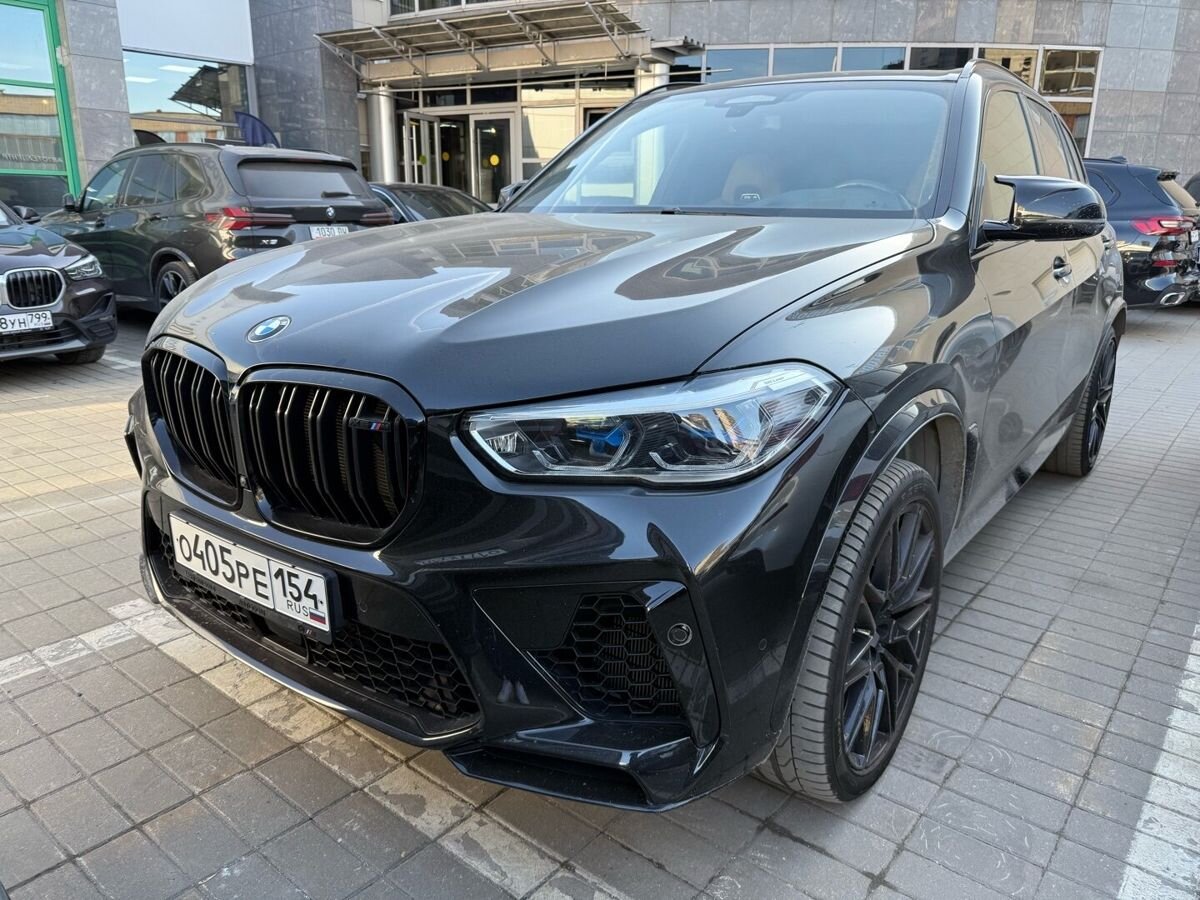 Автомобиль BMW X5 M III поколение (F95) 4.4 AT 4WD (625 л.с.) M Special Чёрный 2021 с пробегом 31 218 км