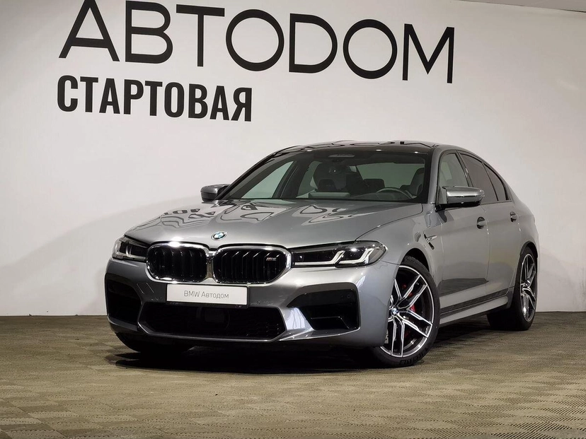 Автомобиль BMW M5 VI (F90) [рестайлинг] 4.4 AT 4WD (600 л.с.) Base Серый 2023 с пробегом 8 130 км