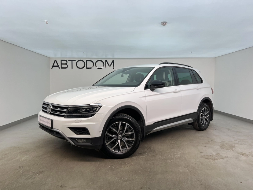 Автомобиль Volkswagen Tiguan II поколение 1.4 AMT 4WD (150 л.с.) Offroad Белый 2020 с пробегом 51 500 км