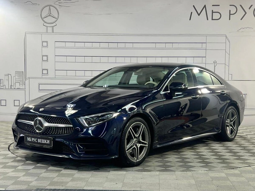 Автомобиль Mercedes-Benz CLS III поколение (C257) 350 2.0 AT 4Matic (299 л.с.) Sport Синий 2020 с пробегом 76 181 км