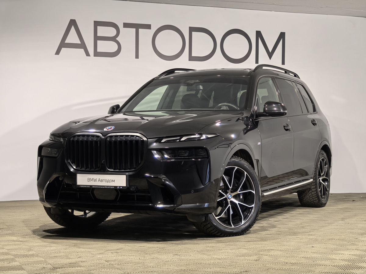 Автомобиль BMW X7 I (G07) [рестайлинг] 3.0d AT 4WD (340 л.с.) M Sport Чёрный 2023 с пробегом 19 900 км