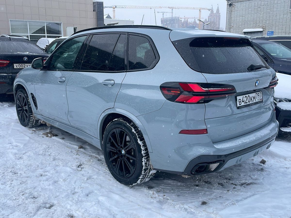 Автомобиль BMW X5 IV (G05) [рестайлинг] 3.0d AT 4WD (286 л.с.) M Sport Серый 2023 с пробегом 34 508 км