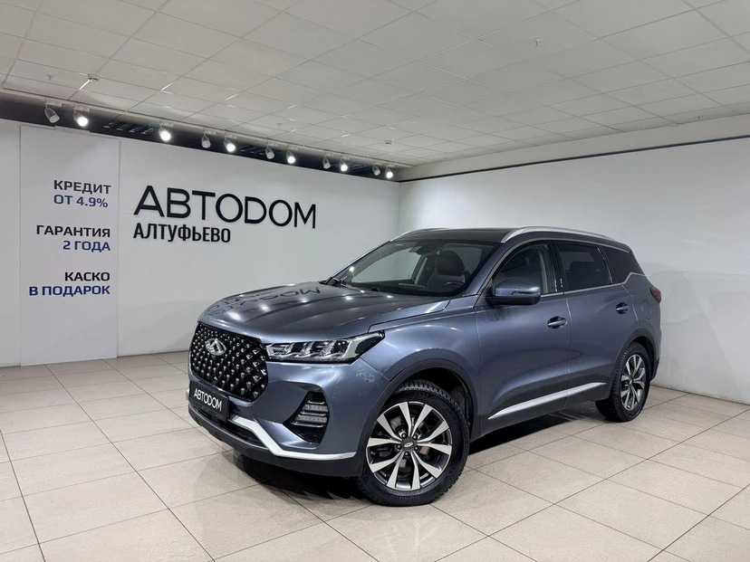 Автомобиль CHERY Tiggo 7 Pro I поколение 1.5 CVT (147 л.с.) Prestige (2020) Серый 2020 с пробегом 80 000 км