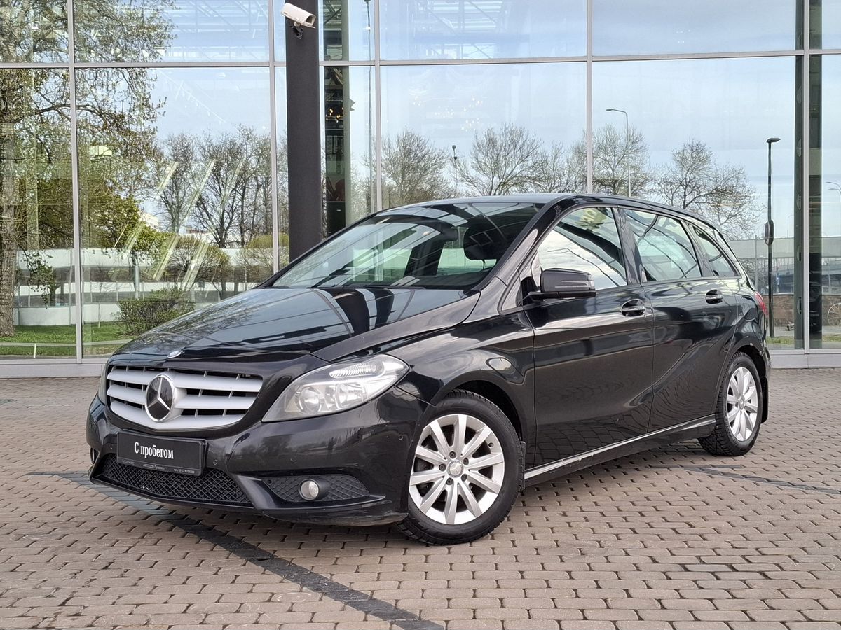 Mercedes-Benz B-Класс II поколение (W246) 180 1.6 AMT (122 л.с.) Base Чёрный 2013 с пробегом 116 740 км
