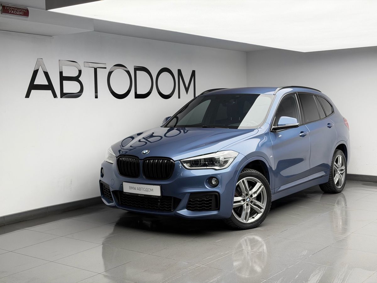 BMW X1 II поколение (F48) 2.0 AT 4WD (192 л.с.) M Sport Чёрный 2018 с пробегом 87 208 км