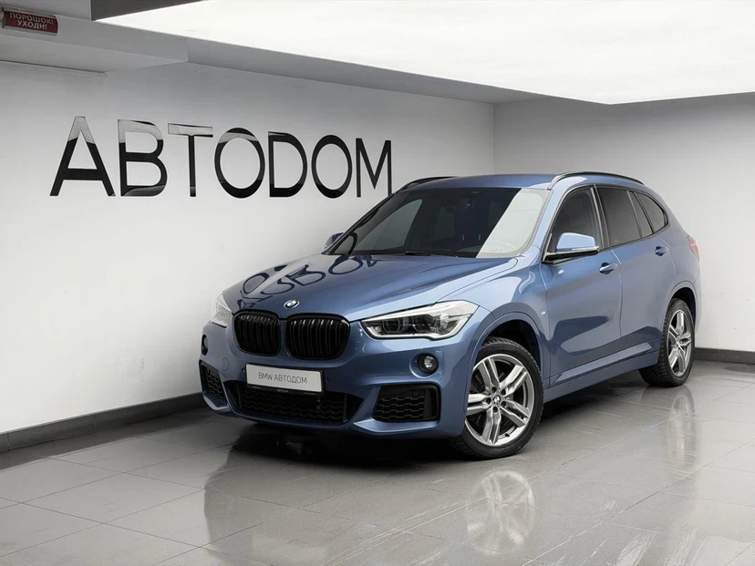 BMW X1 II поколение (F48) 2.0 AT 4WD (192 л.с.) M Sport Чёрный 2018 с пробегом 87 208 км
