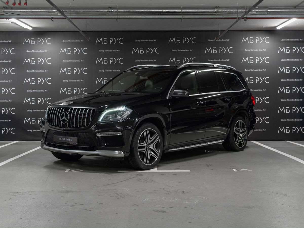 Mercedes-Benz GL II поколение (X166) 350 3.0d AT 4Matic (249 л.с.) Особая серия Чёрный 2014 с пробегом 173 465 км