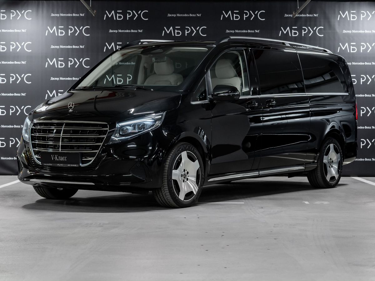 Автомобиль Mercedes-Benz V-Класс II (W447) [2-й рестайлинг] 2.0d AT 4Matic (237 л.с.) Avantgarde Чёрный 2025 с пробегом 25 км