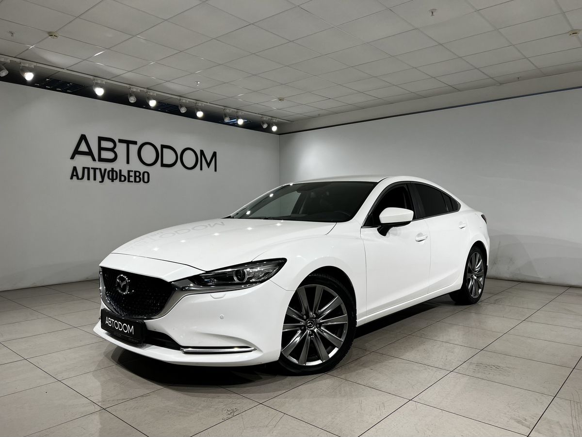 Mazda 6 III (GJ) [2-й рестайлинг] 2.0 AT (150 л.с.) Supreme Белый 2019 с пробегом 100 196 км
