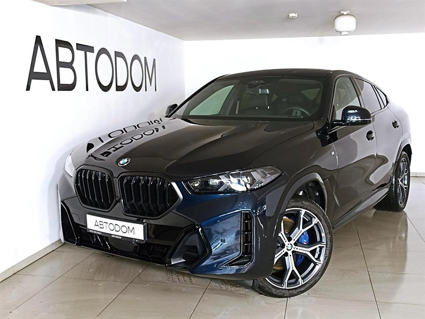 Автомобиль BMW X6 III (G06) [рестайлинг] 3.0d AT 4WD (298 л.с.) Base Чёрный 2023 