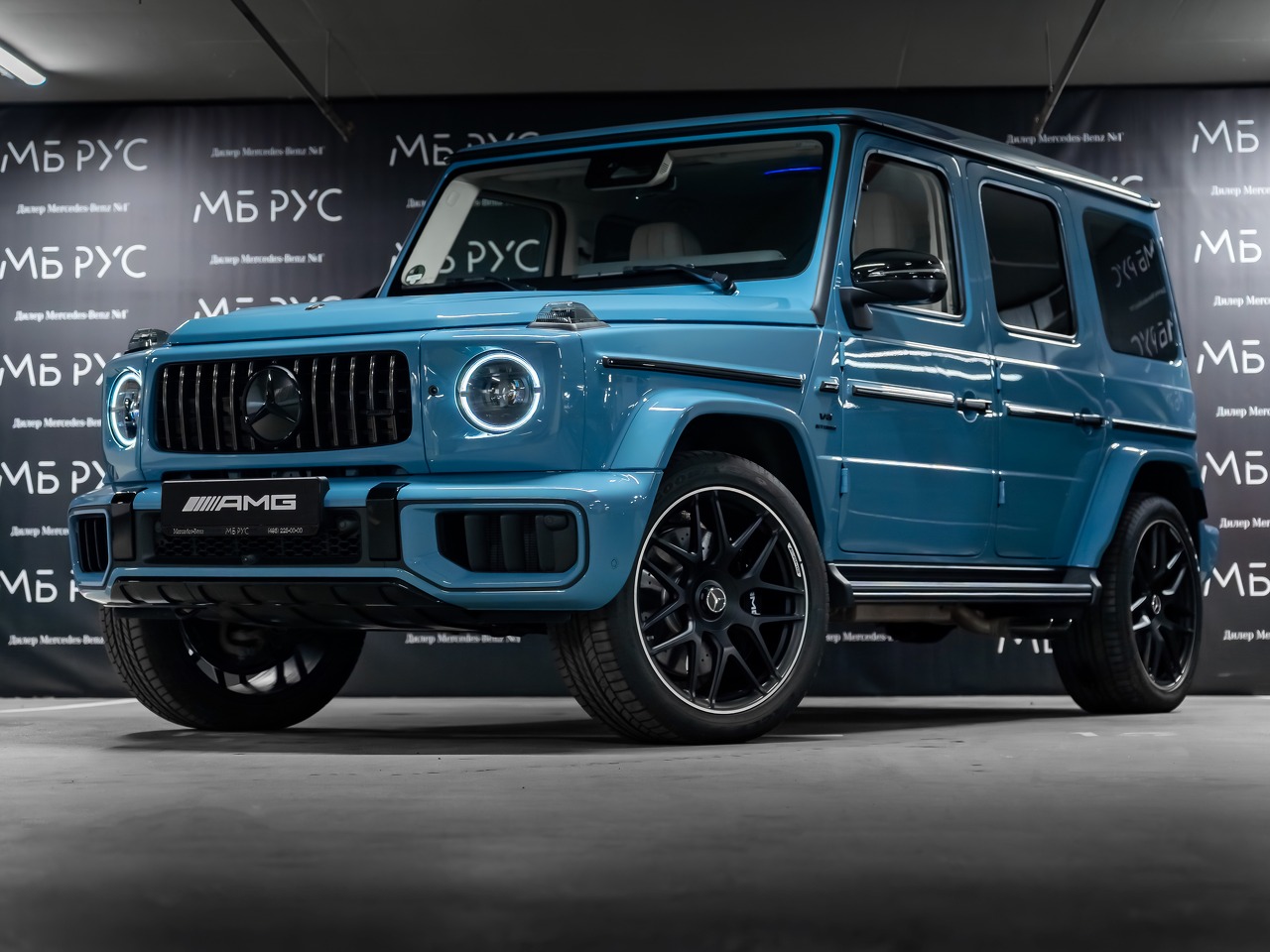 Автомобиль Mercedes-Benz G-Класс AMG II (W463) [рестайлинг] G 63 4.0 AT 4Matic (585 л.с.) AMG G 63 Синий 2025 