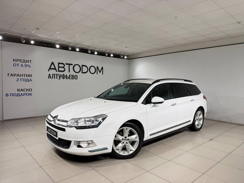 Автомобиль Citroen C5 II поколение 1.6 AT (150 л.с.) Base Белый 2014 с пробегом 131 628 км