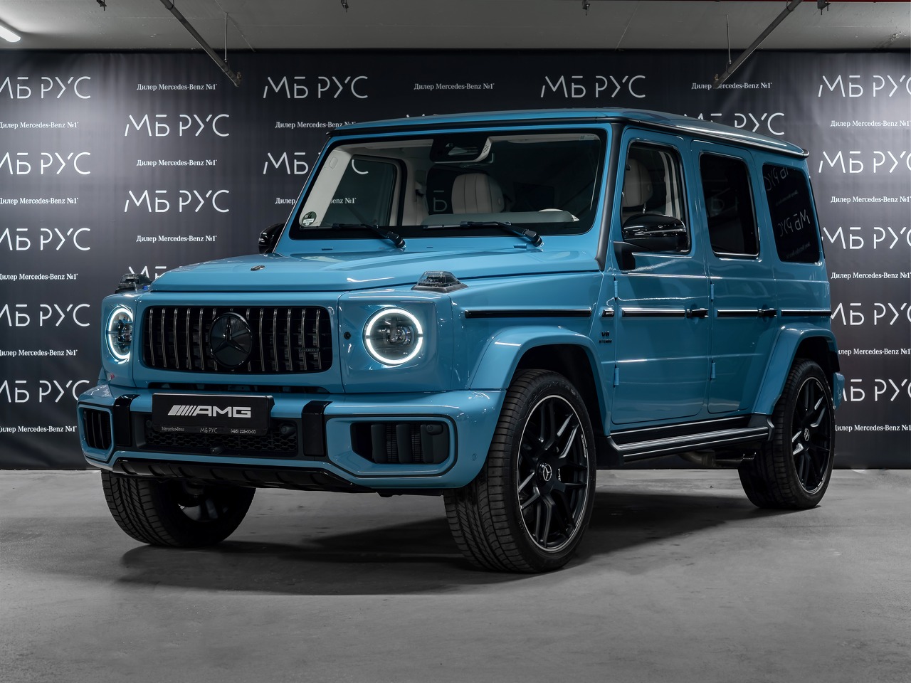 Автомобиль Mercedes-Benz G-Класс AMG II (W463) [рестайлинг] G 63 4.0 AT 4Matic (585 л.с.) AMG G 63 Синий 2025 