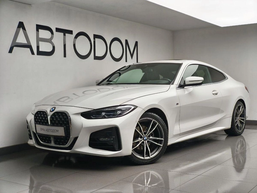 Автомобиль BMW 4 серии II поколение (G22/G23/G26) 420 2.0d AT 4WD (190 л.с.) Base Белый 2021 с пробегом 55 800 км