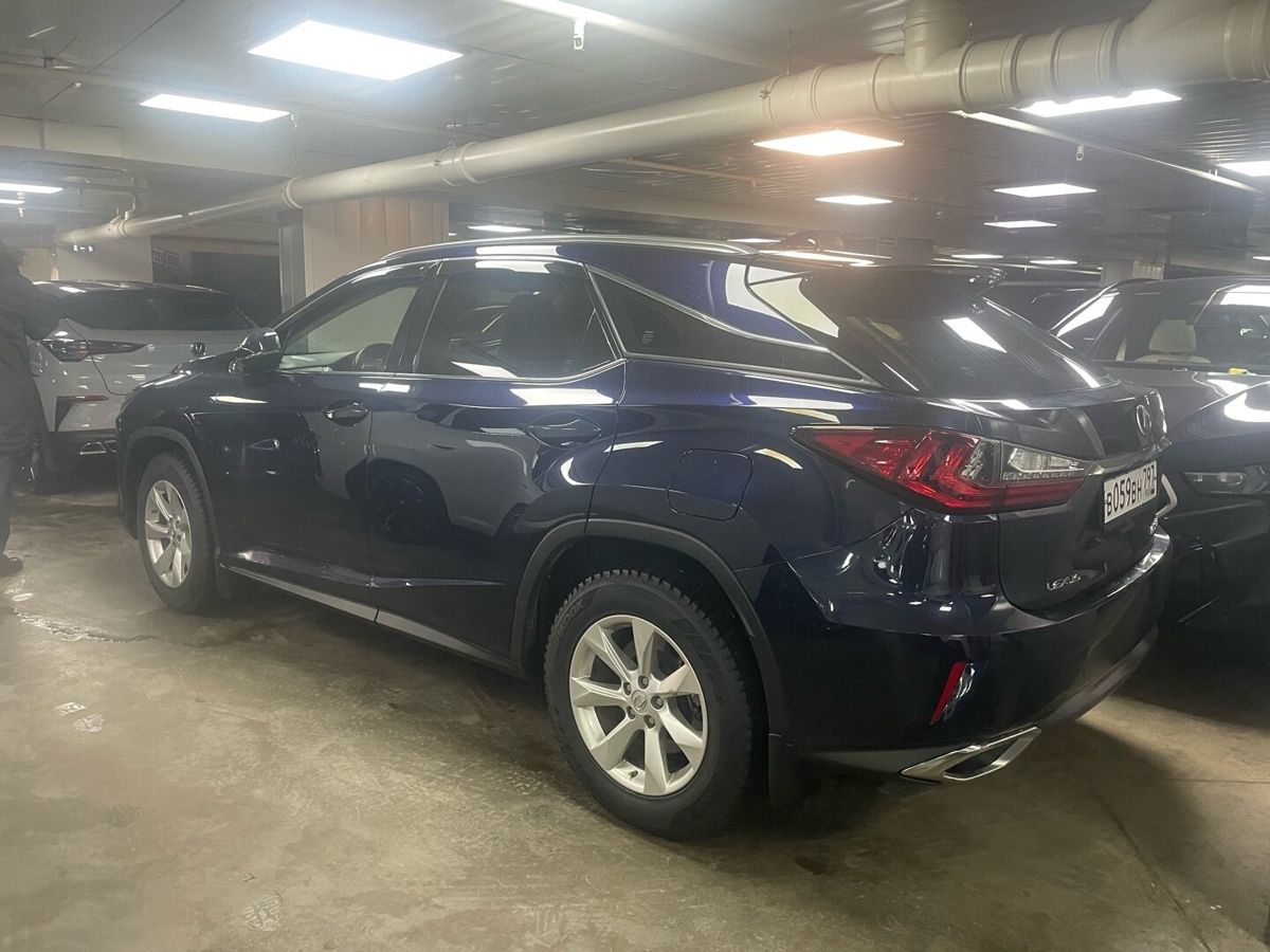 Автомобиль Lexus RX IV поколение 2.0 AT (238 л.с.) Base Синий 2016 с пробегом 85 355 км
