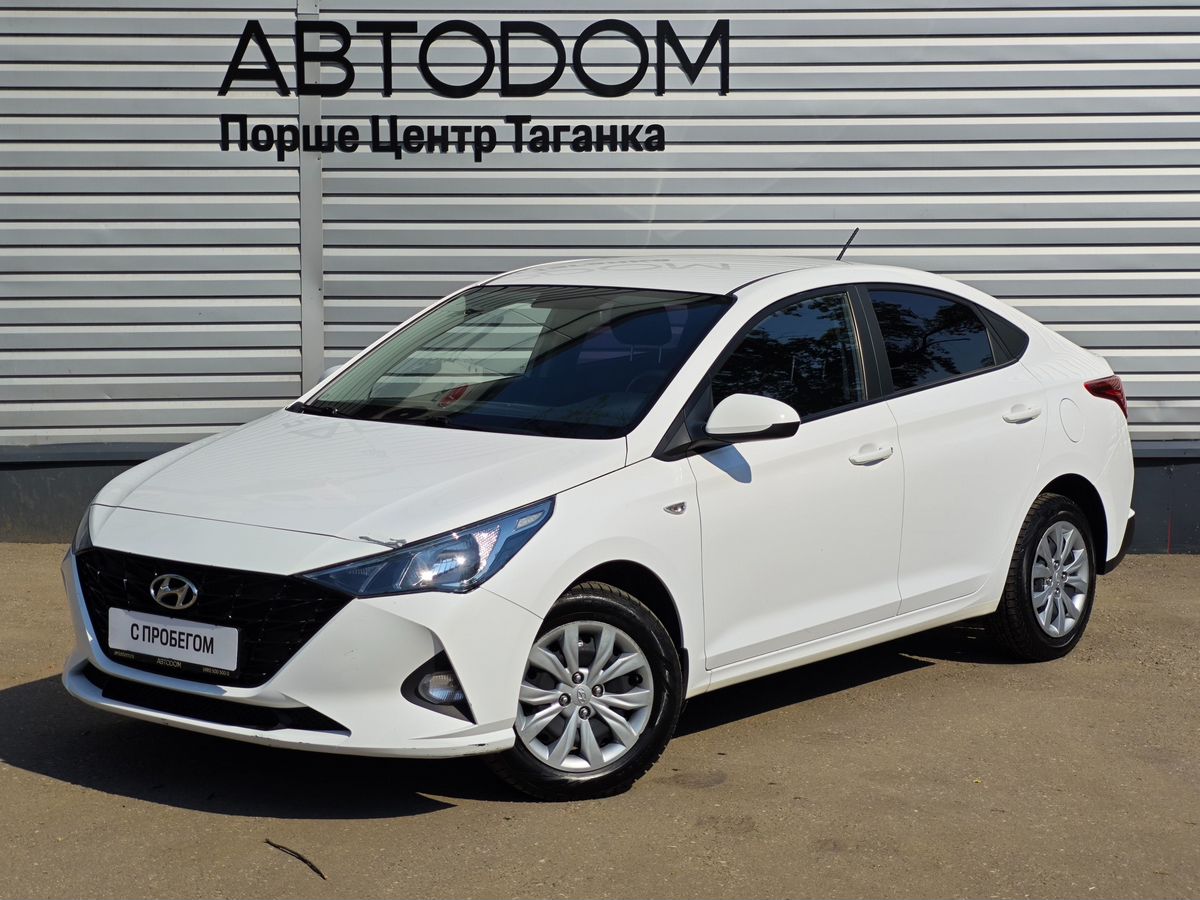 Hyundai Solaris II [рестайлинг] 1.6 AT (123 л.с.) Comfort Белый 2021 с пробегом 86 873 км